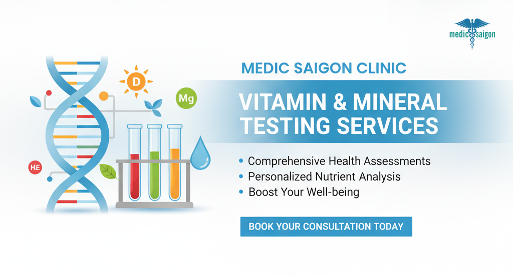 Vitamin and Mineral Testing Services at Medic Saigon Clinic