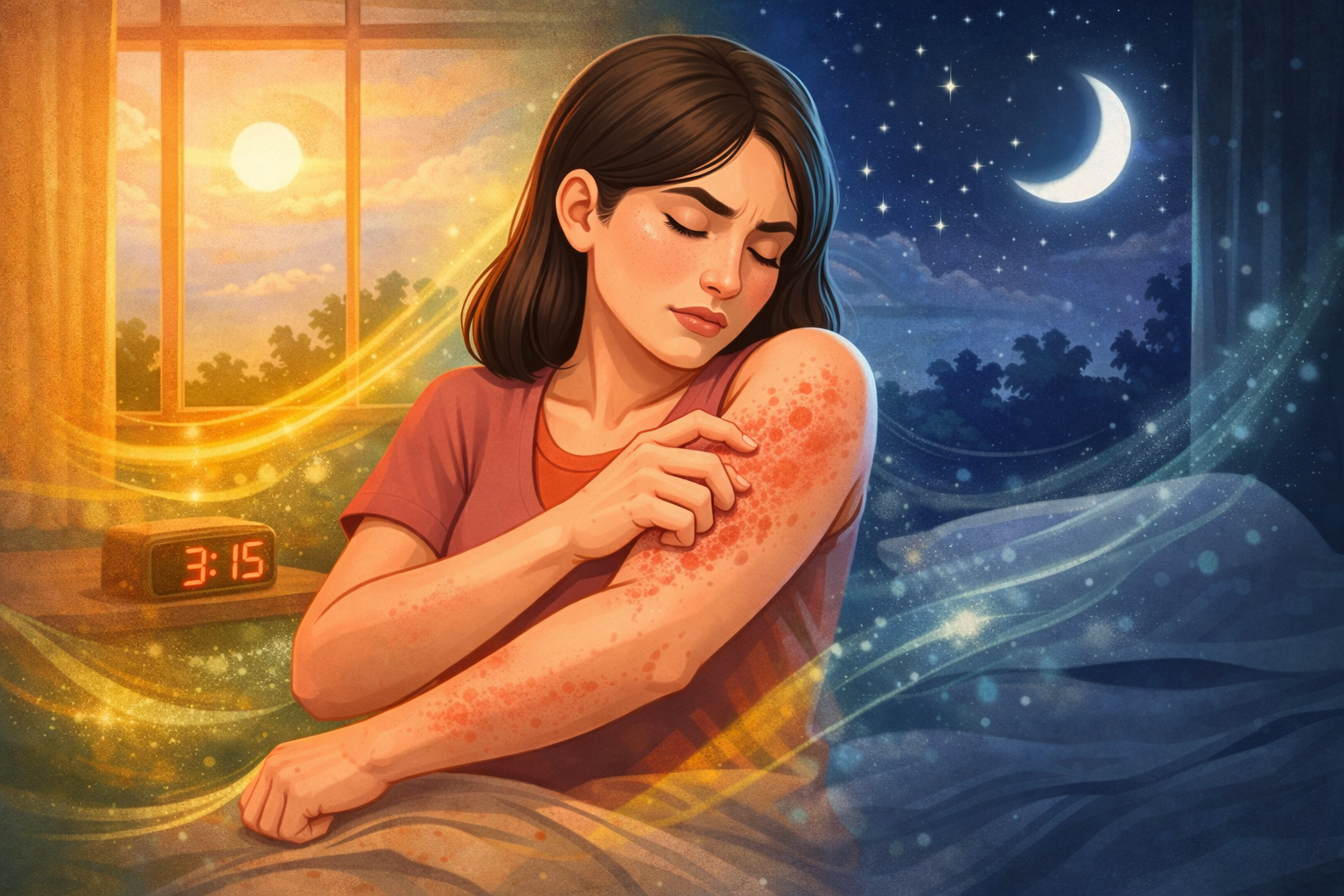 Ngứa toàn thân kéo dài cả đêm lẫn ngày