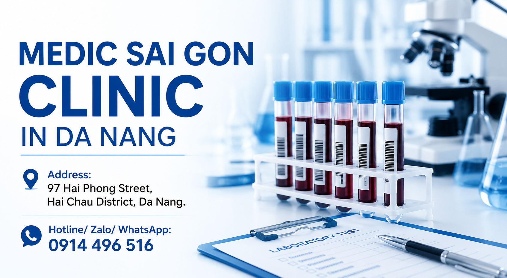 Where can foreigners get a blood lipid test in Da Nang