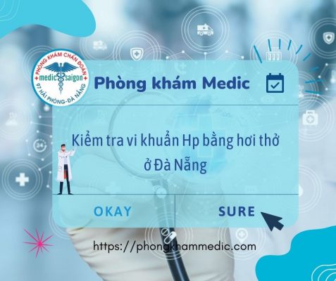 Xét nghiệm HP bằng hơi thở - Phòng khám Medic