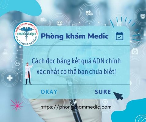 Cách đoc bảng kết quả xét nghiệm ADN chính xác nhất có thể bạn chưa biết - Phòng khám medic